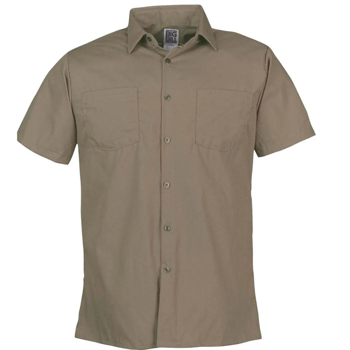 Big Bill Lightweight Poplin Short-Sleeve Industrial Work Shirt