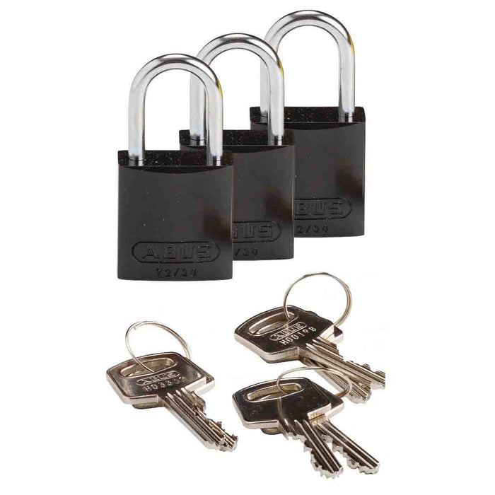 Compact Aluminum Lockout Padlocks