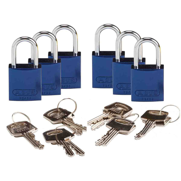 Compact Aluminum Lockout Padlocks-Aluminum Padlocks-Brady-[Safety Supply]-Mann Supply