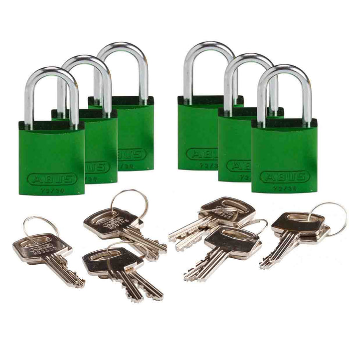 Compact Aluminum Lockout Padlocks-Aluminum Padlocks-Brady-[Safety Supply]-Mann Supply