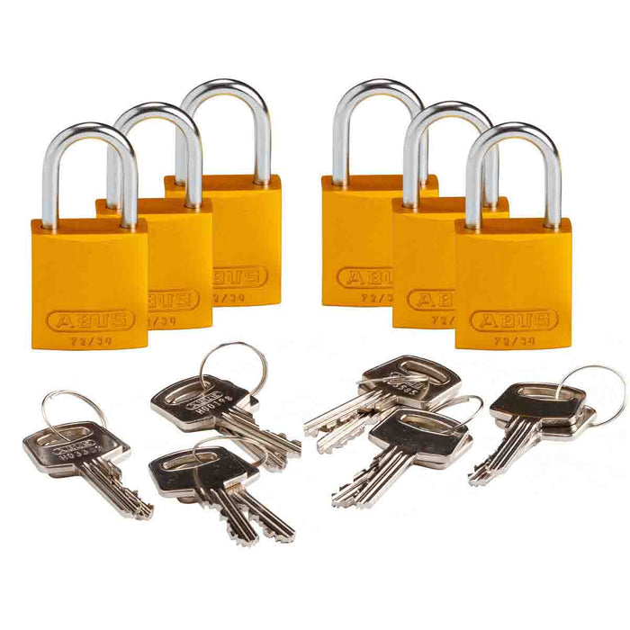 Compact Aluminum Lockout Padlocks