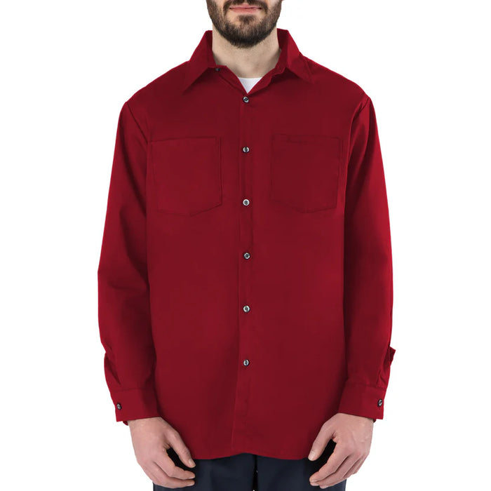 Big Bill Poplin Long-Sleeve Industrial Work Shirt