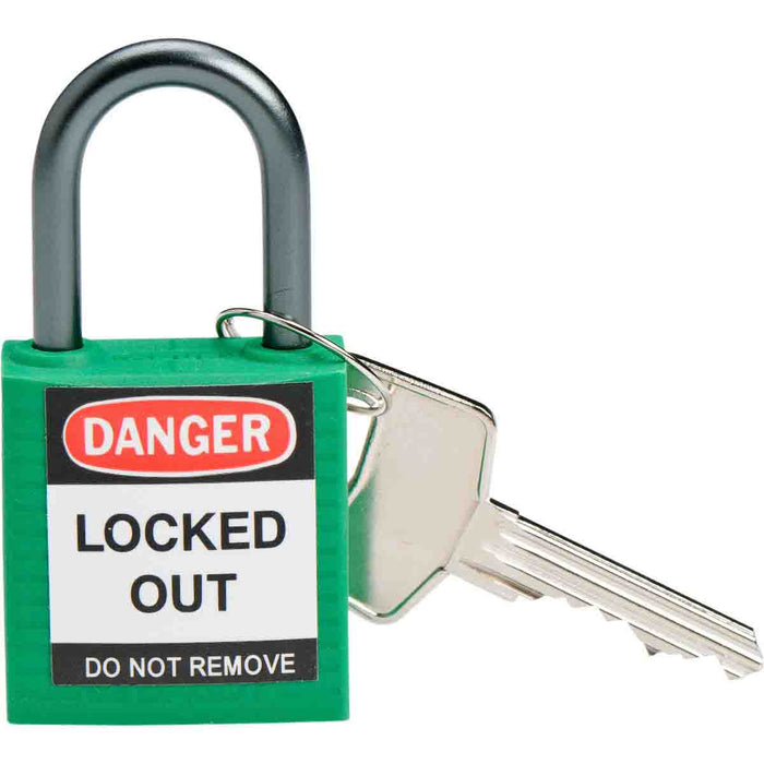 Compact Nylon Lockout Padlocks-Nylon Padlocks-Brady-[Safety Supply]-Mann Supply