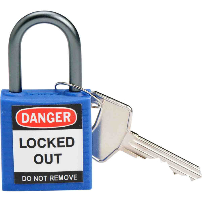 Compact Nylon Lockout Padlocks-Nylon Padlocks-Brady-[Safety Supply]-Mann Supply