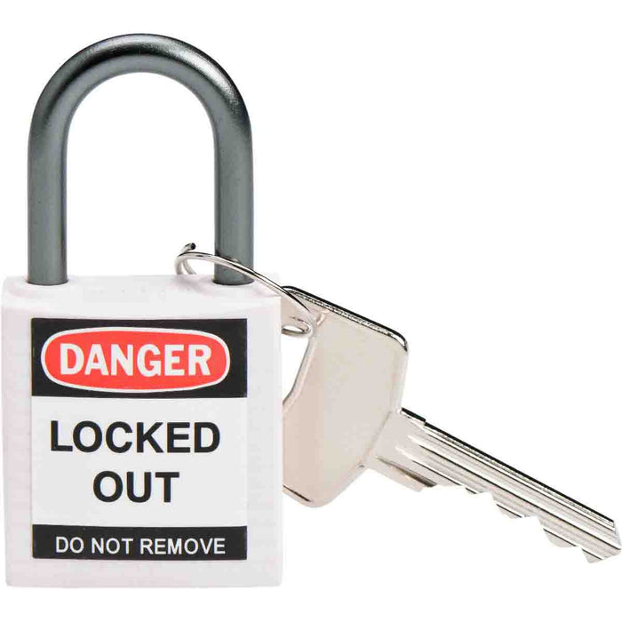 Compact Nylon Lockout Padlocks-Nylon Padlocks-Brady-[Safety Supply]-Mann Supply