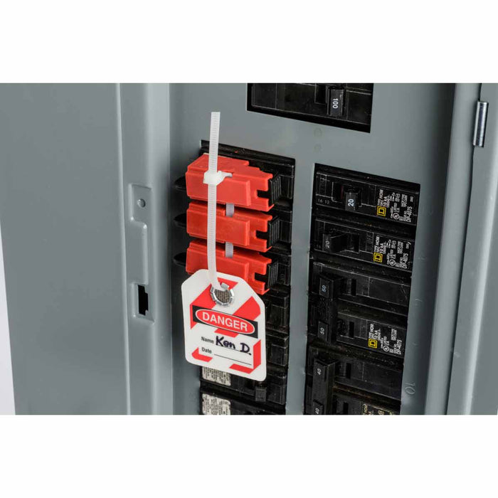 TAGLOCK 120V Holed Tongue Breaker Lockout-Circuit Breaker Lockouts-Brady-[Safety Supply]-Mann Supply