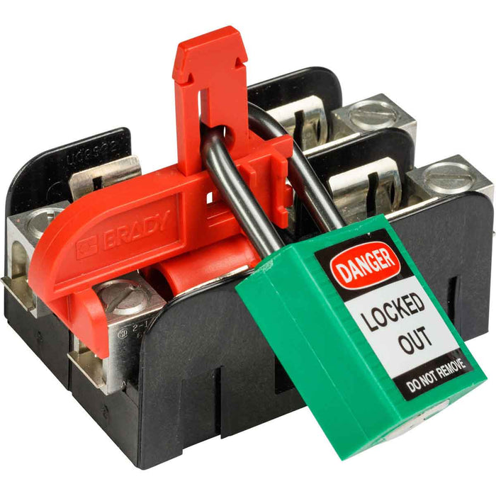 9/16" Block Fuse Lockout-Circuit Breaker Lockouts-Brady-[Safety Supply]-Mann Supply