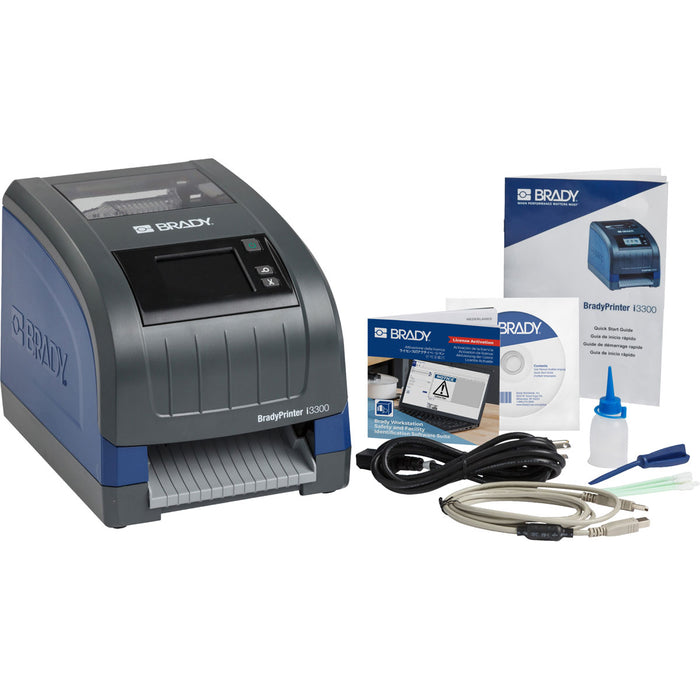 BradyPrinter i3300 with Brady Workstation Safety and Facility ID Software Suite-Product, Wire and Lab ID Benchtop Label Printers-Brady-[Safety Supply]-Mann Supply