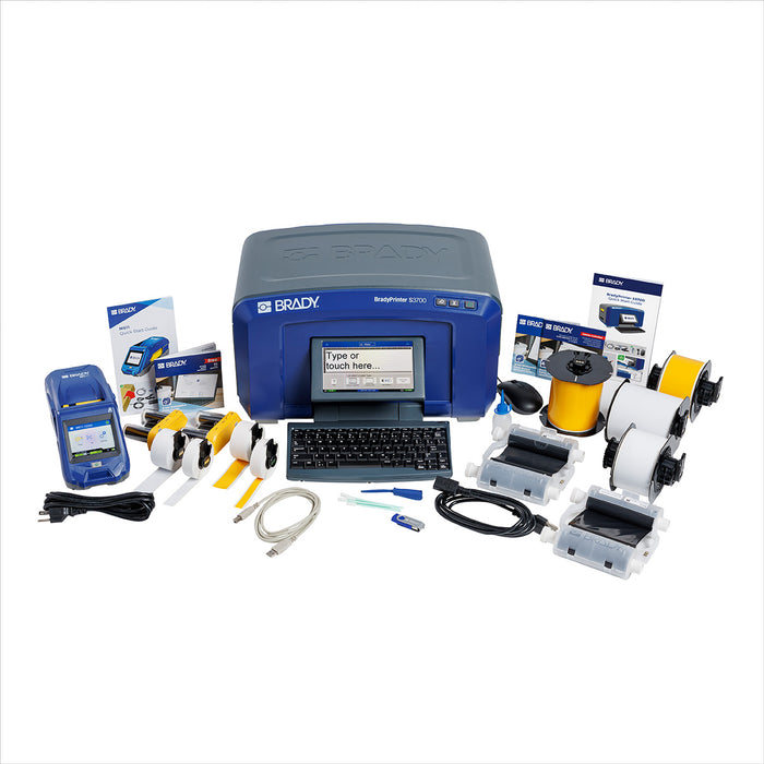 S3700 and M611 Printer and Label Kit with Software