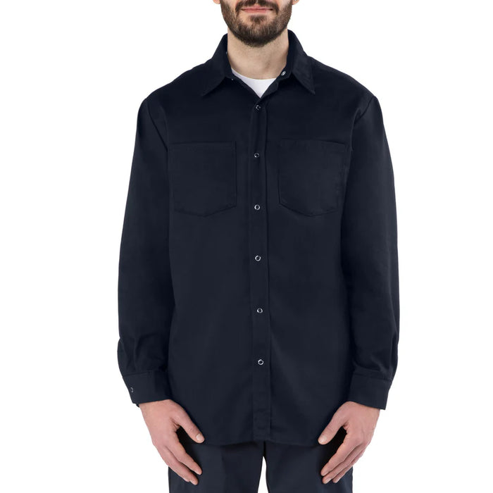 Big Bill 100% Cotton Industrial Work Shirt - Navy