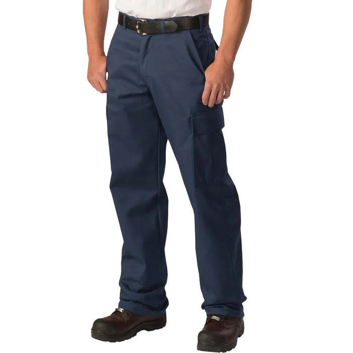 Big Bill Relaxed Fit Lined Cargo Pants - Navy