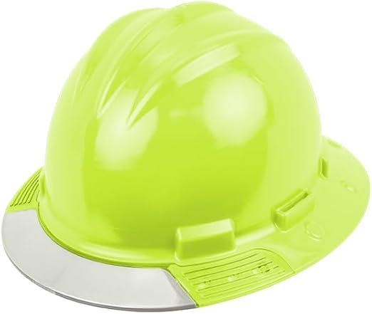 Bullard AboveView - Full Brim Hat with a 4pt FlexGen Suspension & Front Brim Visor to See Above - Clear Visor