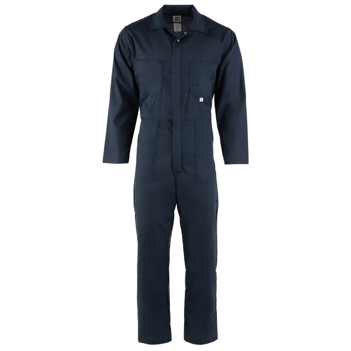 Big Bill Poplin Long Sleeve Coverall - Navy