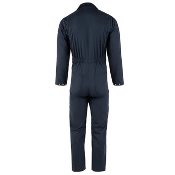 Big Bill Poplin Long Sleeve Coverall - Navy