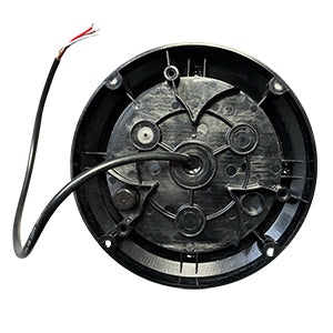 Opti-Luxx 4100 Series High Profile Beacon 5" High x 6" Lens Diameter (Base Diameter = 6.57") Amber Lens / Amber LEDs (4-Screw Mount, 3-Wire Cable)