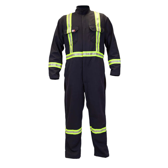 Big Bill High-Visibility FR Heavy-Duty Welder's Coverall - Navy