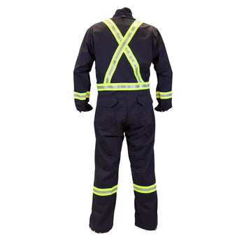 Big Bill High-Visibility FR Heavy-Duty Welder's Coverall - Navy