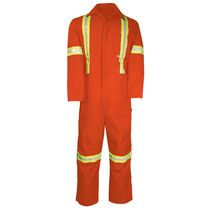 Big Bill Deluxe Work Coverall with Reflective Tape and Leg Zipper