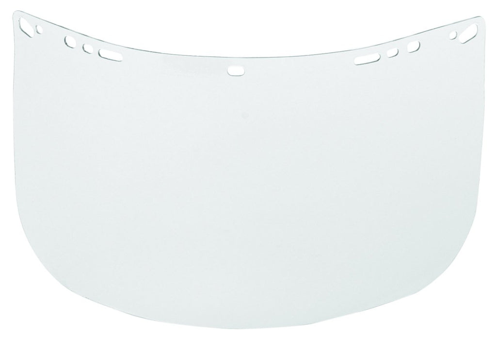 Bullard Clear, Heat-formed, Multi-Fit Acetate Visor, 8" x 15" x 0.060" For Use With Bullard brackets And Most Competitive Models.