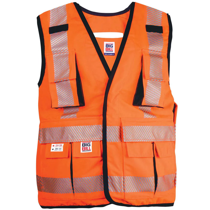 Big Bill High Visibility Surveyor's Vest