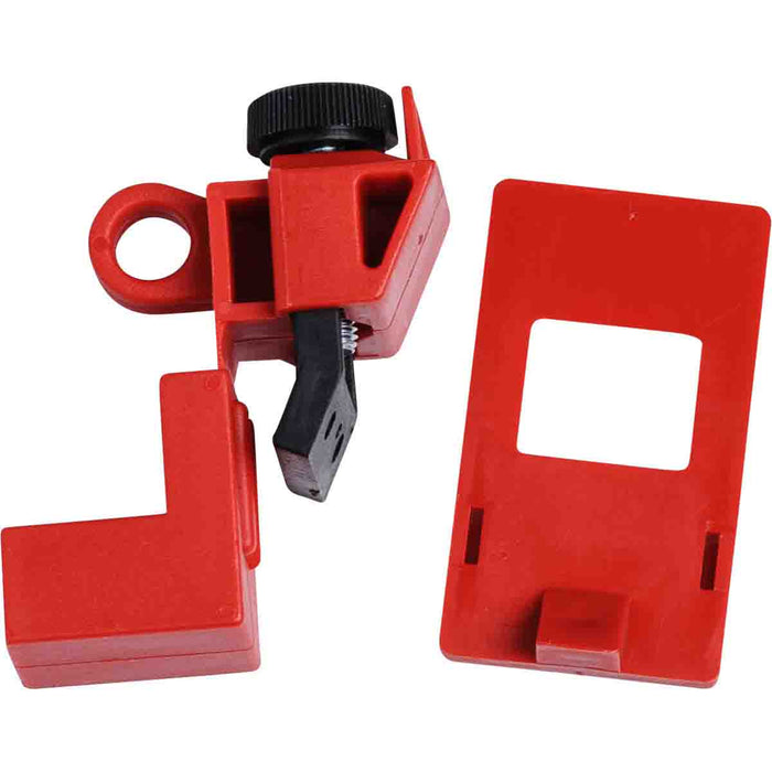 Versatile Clamp-On Breaker Lockout for Electrical Safety | Secure, Durable, and Easy-to-Use Tool for Industrial Workplaces