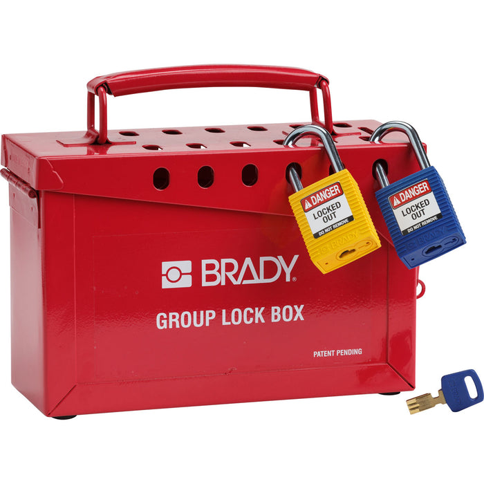 Brady Portable Metal Group Lock Box