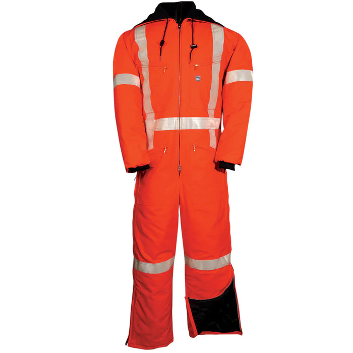 Big Bill High-Visibility Duck Insulated Coverall - Orange