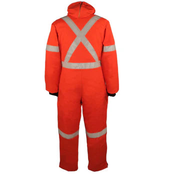 Big Bill High-Visibility Duck Insulated Coverall - Orange