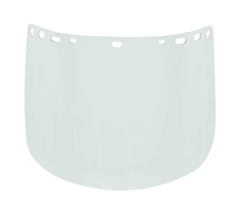 Bullard Clear, Heat-Formed, Multi-Fit Tritan Visor, 8" x 15" x 0.040" for use with Bullard Brackets and most Competitive Models.