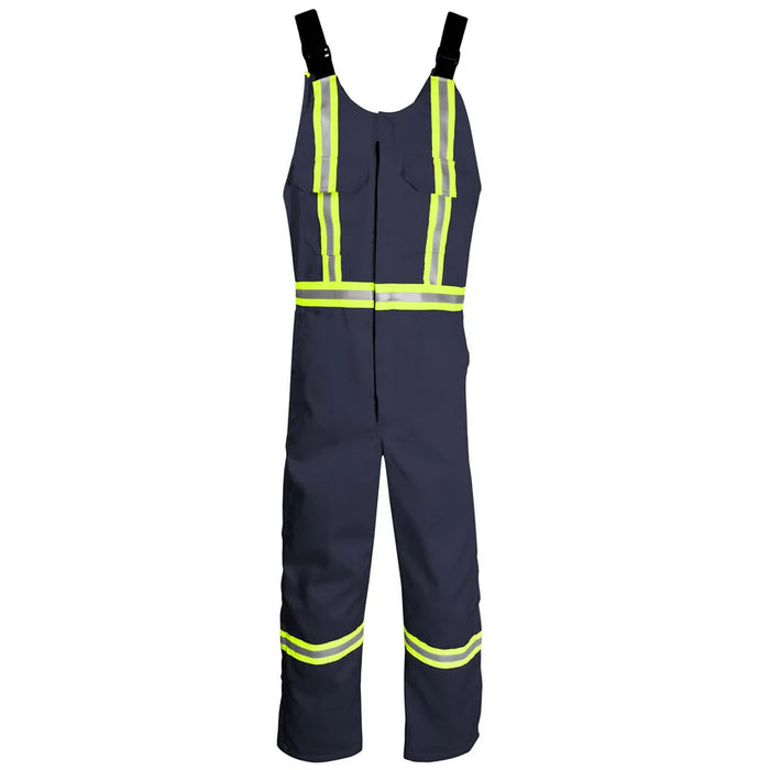 Big Bill FR Softshell Bib Overall with Reflective Tape - Navy