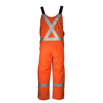 Big Bill High-Visibility FR Soft Shell Bib Overall - Orange