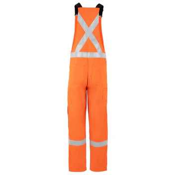 Big Bill Unlined High-Visibility FR Bib Overall - Orange
