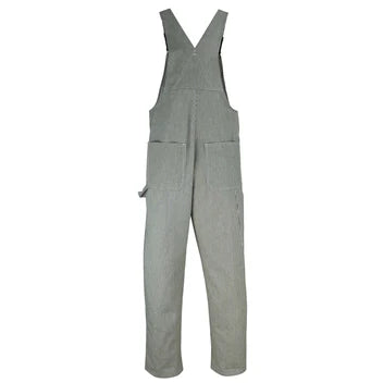 Big Bill Hickory Stripe Bib Overall with Zip Front Closure - Hickory