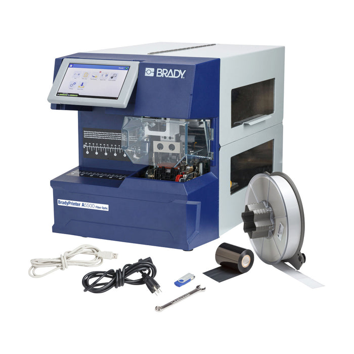 BradyPrinter A5500 Fiber Optic Flag Printer Applicator with Product and Wire ID Software Suite