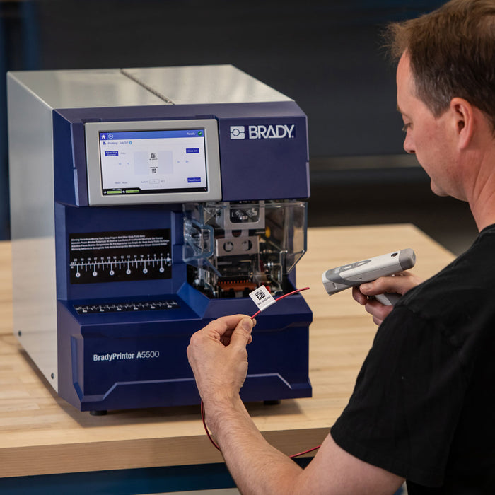 BradyPrinter A5500 Flag Printer Applicator with Product and Wire ID Software Suite
