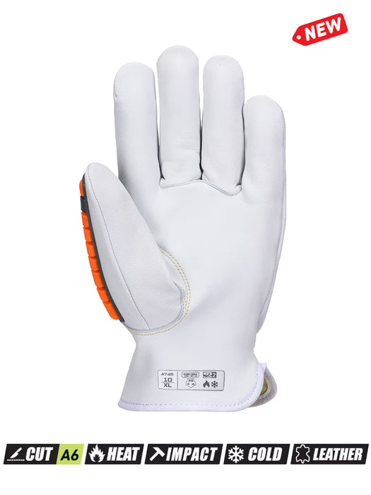 Impact Goat Leather Thermal Cut Glove A6 - Style A748