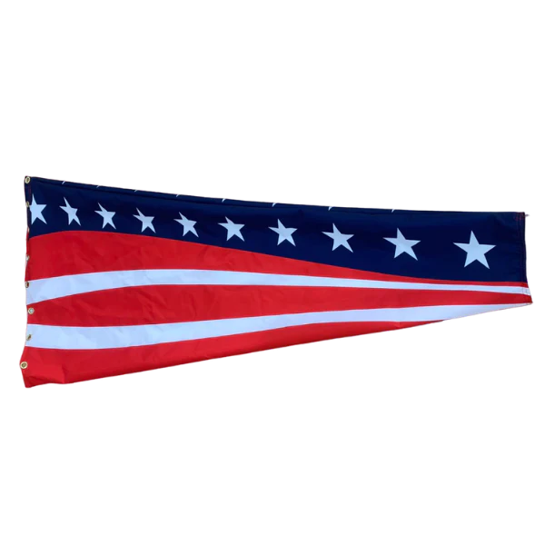 American Flag Heavy-Duty Windsock Outdoor Use