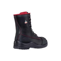 Big Bill Women's Big Red Microfiber Work Boots 8" - Black
