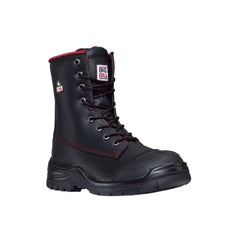 Big Bill Women's Big Red Microfiber Work Boots 8" - Black