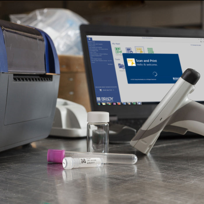 BBP12 Label Printer with Brady Workstation Scan and Print Software