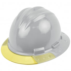 Bullard AboveView Elevate - Full Brim Hat with a 4pt FlexGen Suspension, Front Brim Visor to See Above & 3-pt Non-Elastic Chinstrap (Yellow Visor).