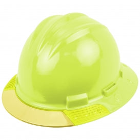 Bullard AboveView - Full Brim Hat with a 4pt FlexGen Suspension & Front Brim Visor to See Above (Yellow Visor)