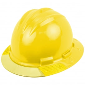 Bullard AboveView - Full Brim Hat with a 4pt FlexGen Suspension & Front Brim Visor to See Above (Yellow Visor)