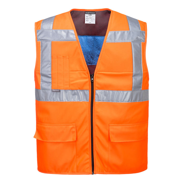 Construction Summer Hi-Vis Cooling Safety Vest