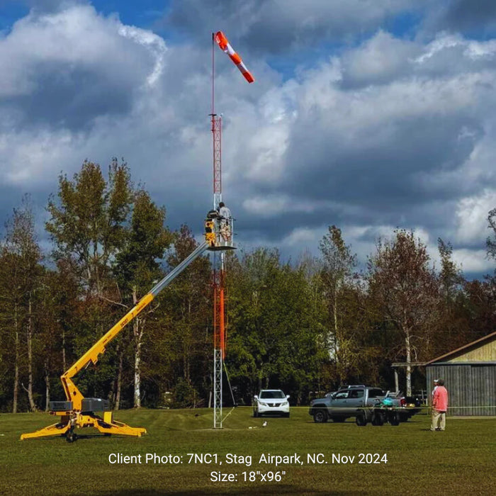 Airport Windsock Kit- Heavy Duty Windsock and Frame
