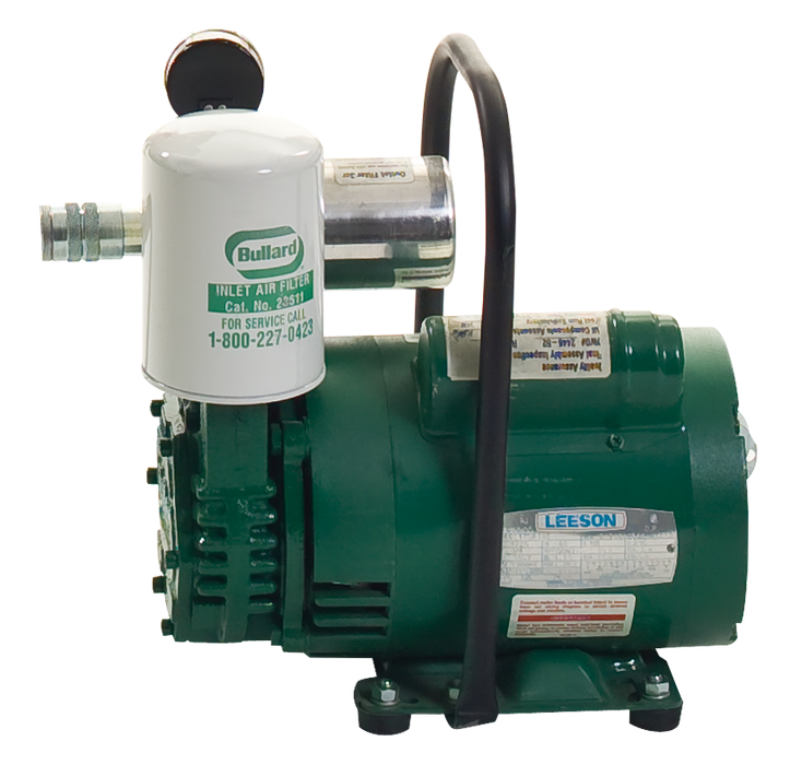 Bullard Free-Air Pump Electric Driven 1 QD Coupler 1\2" Industrial Interchange 10 CFM