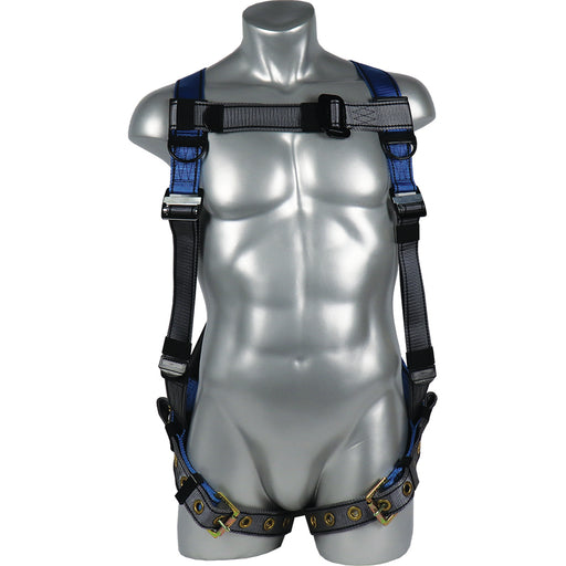 5-Point Adjustable Full-Body Harness With Dorsal D-Ring and Spring Buckles-Harness-Safe Keeper-Mann Supply