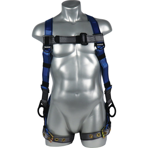 5-Point Adjustable Full-Body Harness With Dorsal and Hip D-rings-Harness-Safe Keeper-Mann Supply