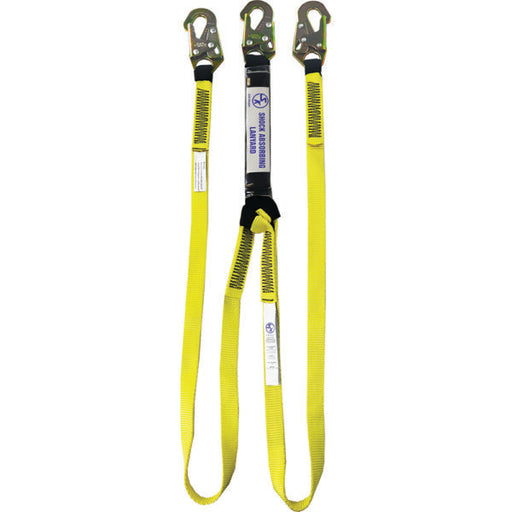 Dingo Core - 6 FT Dual-Leg External Shock Absorbing Lanyard-Lanyards-Safe Keeper-Mann Supply