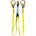 Dingo Core - 6 FT Dual-Leg External Shock Absorbing Lanyard with Rebar Hooks-Lanyards-Safe Keeper-Mann Supply